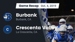 Recap: Burbank  vs. Crescenta Valley  2019