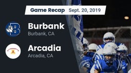 Recap: Burbank  vs. Arcadia  2019