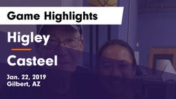 Higley  vs Casteel  Game Highlights - Jan. 22, 2019