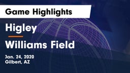 Higley  vs Williams Field  Game Highlights - Jan. 24, 2020