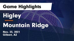 Higley  vs Mountain Ridge  Game Highlights - Nov. 23, 2021