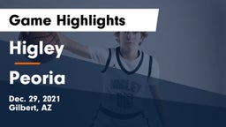 Higley  vs Peoria  Game Highlights - Dec. 29, 2021