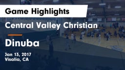 Central Valley Christian vs Dinuba  Game Highlights - Jan 13, 2017