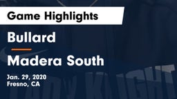 Bullard  vs Madera South  Game Highlights - Jan. 29, 2020