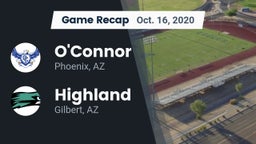 Recap: O'Connor  vs. Highland  2020