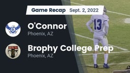 Recap: O'Connor  vs. Brophy College Prep  2022