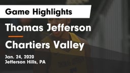 Thomas Jefferson  vs Chartiers Valley  Game Highlights - Jan. 24, 2020