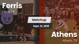 Matchup: Ferris  vs. Athens  2018