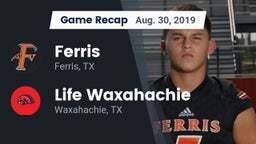Recap: Ferris  vs. Life Waxahachie  2019