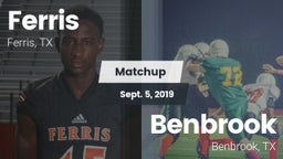 Matchup: Ferris  vs. Benbrook  2019
