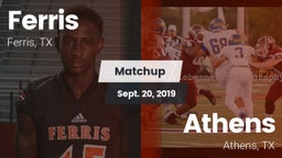 Matchup: Ferris  vs. Athens  2019