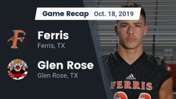 Recap: Ferris  vs. Glen Rose  2019