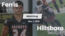 Matchup: Ferris  vs. Hillsboro  2019