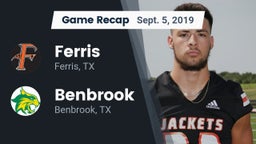 Recap: Ferris  vs. Benbrook  2019