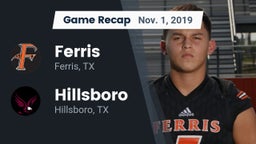 Recap: Ferris  vs. Hillsboro  2019