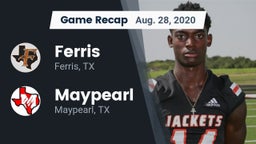 Recap: Ferris  vs. Maypearl  2020