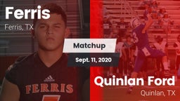 Matchup: Ferris  vs. Quinlan Ford  2020
