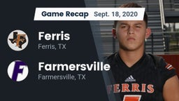 Recap: Ferris  vs. Farmersville  2020