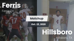 Matchup: Ferris  vs. Hillsboro  2020