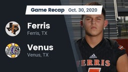 Recap: Ferris  vs. Venus  2020
