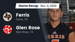 Recap: Ferris  vs. Glen Rose  2020