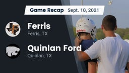 Recap: Ferris  vs. Quinlan Ford  2021