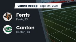 Recap: Ferris  vs. Canton  2021