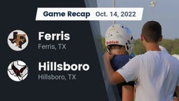 Recap: Ferris  vs. Hillsboro  2022