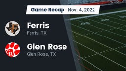 Recap: Ferris  vs. Glen Rose  2022