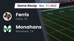 Recap: Ferris  vs. Monahans  2022