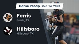 Recap: Ferris  vs. Hillsboro  2023