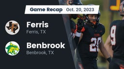 Recap: Ferris  vs. Benbrook  2023