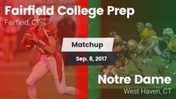 Matchup: Fairfield College vs. Notre Dame  2017