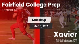 Matchup: Fairfield College vs. Xavier  2017