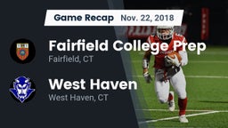 Recap: Fairfield College Prep  vs. West Haven  2018