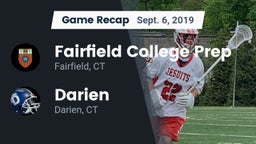 Recap: Fairfield College Prep  vs. Darien  2019
