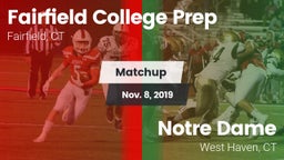 Matchup: Fairfield College vs. Notre Dame  2019