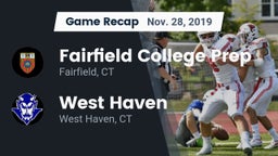 Recap: Fairfield College Prep  vs. West Haven  2019
