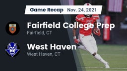 Recap: Fairfield College Prep  vs. West Haven  2021