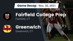 Recap: Fairfield College Prep  vs. Greenwich  2021