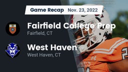 Recap: Fairfield College Prep  vs. West Haven  2022