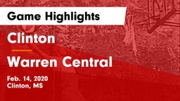 Clinton  vs Warren Central  Game Highlights - Feb. 14, 2020