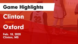 Clinton  vs Oxford  Game Highlights - Feb. 18, 2020