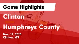 Clinton  vs Humphreys County  Game Highlights - Nov. 12, 2020