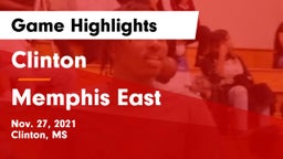 Clinton  vs Memphis East Game Highlights - Nov. 27, 2021