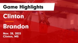 Clinton  vs Brandon  Game Highlights - Nov. 28, 2023