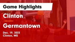 Clinton  vs Germantown  Game Highlights - Dec. 19, 2023