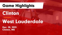 Clinton  vs West Lauderdale  Game Highlights - Dec. 28, 2023