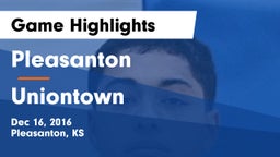 Pleasanton  vs Uniontown  Game Highlights - Dec 16, 2016