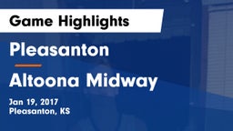 Pleasanton  vs Altoona Midway Game Highlights - Jan 19, 2017